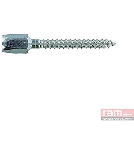 Ram Collier Simple Métallique Acier Zingué – Diamètre 50 Mm – Filetage 7x150 – Boîte De 25 Pièces