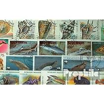 100 Timbres Collection Sur Thème Poisson Et Animaux Aquatiques - Pour Collectionneurs - 5