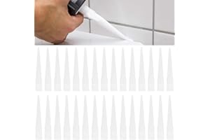 ZEPIQOR 30 Pcs Cartouche Douilles, Embouts de Cartouche, Buse pour Silicone, Buse de Cartouche, Buse de Pistolet à Calfeutrer, Applicateur de Buses en Silicone pour Mastic Adhésif et Pistolet à Calfeutrer