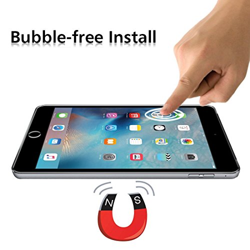 iPad Mini 4 Panzerglas Schutzfolie, iVoler® Premium Panzerglasfolie folie Displayschutzfolie Hartglas Gehärtetem Glas DisplayPanzerglas Schutzfolie Displayschutz Tempered Glass Screen Protector für Apple iPad Mini 4- 0,3mm Dünn, 9H Härtegrad, 2.5D Abgerundete Kanten – [Kratzfest][Hohe Transparenz] [Fingerabdruck-frei][Blasenfrei]-Lebenslange Garantie - 4