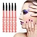 Fashion Base® 5pcs Portable Retractable Lip Brush Makeup Cosmetic Lipstick Brush (5Pcs Pink)