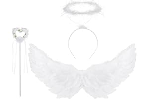 NMKL Halloween Angel Wings and Halo
