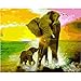 Produktbild CCEEBDTO Puzzle 1000 Stück 3D DIY Baby Elefant Und Ele Tier Hochzeit Dekoration Bild Geschenk Holz Puzzle Kinder Älteres Ehepaar Familie Geschenke