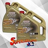 aceite castrol 5w40 magnatec  Mundocoche Castrol Edge Titanium FST TD 5W40 2x4L(8Litros)