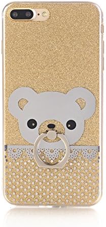iPhone 7 Plus Case, Ulreon Ultra Slim Thin Lightweight Cute Design 360 Degree Rotating Ring Grip Kickstand Shockproof Protective Anti Scratch for iPhone7 Plus 5.5inch (GOLD)