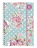 Collegetimer Roses 2019/2020 - Rosen - Schülerkalender A5 (15 x 21) - Ringbindung - Weekly - 224 Seiten - Terminplaner by 