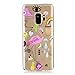 Produktbild Samsung Galaxy S9 Plus Hülle,Galaxy S9 Plus Transparent Silikon Hülle,Roreikes Schutzhülle Ultra Dünn Sehr Transparent Weich TPU Silikon Handyhülle Kreative Muster Schutzhülle Ledertasche Cover Handytasche Case Protector von Scratch,Abstößt,Staub für Galaxy S9 Plus