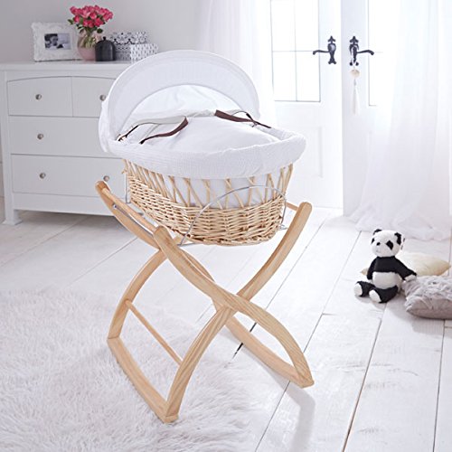 Izziwotnot Moses Basket Stand, Natural