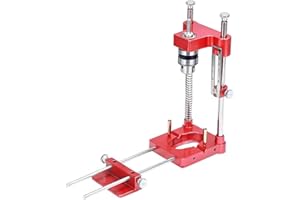 BEKASA Guía plantilla localizador taladro carpintería, hardware gabinete, localizador perforación, kit guía taladro, herramienta localización agujeros para carpintería y agujeros perforación de ángulo