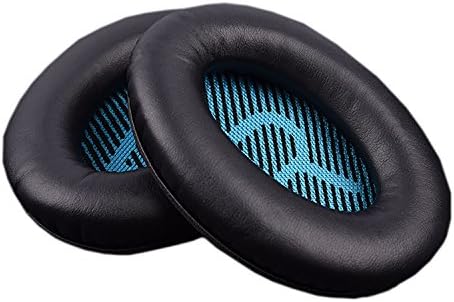 Valefod Replacement Ear Pad Foam Cushion for Bose QuietComfort 2 15 25 35 Headphones, Ear Cushion for Bose QC2 QC15 QC25 QC35 AE2 AE2i AE2w (Black)