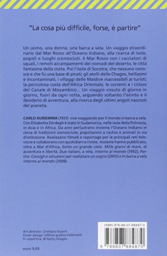 Book's Cover of Mar d'Africa. Storie di terre e di vento, di isole e di uomini: in barca a vela dal Mar Rosso verso gli oceani d'Oriente
