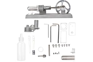 LetCart Modello di generatore di Corrente Modello di generatore di energia elettrica del Giocattolo di educazione del Motore di Stirling ad Aria Calda