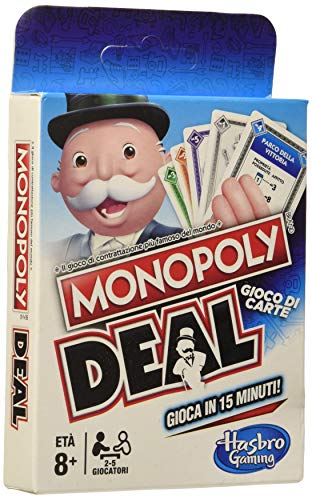 Hasbro Monopoly-E3113103 Deal, Gioco di Carte, Multicolore, E3113103