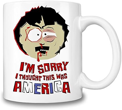 I m Sorry I Thought This Was America Coffee Mug Funny Office Tea Cup Top Quality Ceramic 11oz./325 ml