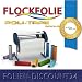 Produktbild (EUR 25,80 / Quadratmeter) FLOCKFOLIE Royal Blau 506 / TBT 300 BÜGELFOLIE TOP ! Preistip Flex Flock 1 M x 50 cm