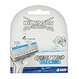 Wilkinson Sword Quattro Titanium Razor Blades 4 Pack