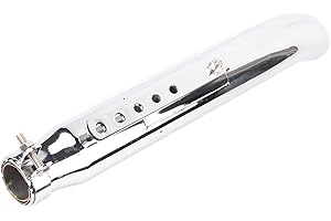 ‎TBEST Motorrad Auspuff Schalldämpfer, Universal Motorrad Auspuffrohr Retro Galvanik Auspuffschalldämpfer Vintage Hinten Auspuffrohr Rohrspitze mit 35/39/43 mm Reduzierstück
