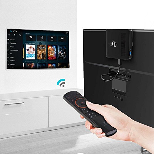 AWOW Fanless Design Mini PC Windows 10 -  Cherry Trail-T3 Quad Core 2 2 Ghz   4 GB DDR   64 GB eMMC   Gigabit Ethernet   2 4G   5G Dual Wi-Fi   VGA   HDMI   USB 3 0   4K   Mini PC PC BoxCherry 