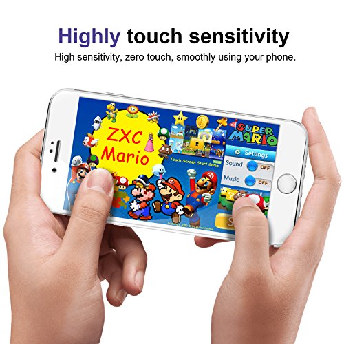 iPhone 7 Plus Schutzfolie , Ubegood [1-Pack] iPhone 7 Plus Gehärtetem Glas Ultra-klar Panzersglas 9H Hartglas Displayschutzfolie für iPhone 7 Plus (Weiß) - 7