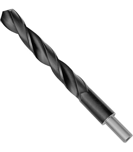 Sourcing Map Spiralbohrer Mit Reduziertem Schaft 5er Set - 2mm Durchmesser, HSS 4341 Stahl, Schwarz-Gold Beschichtet