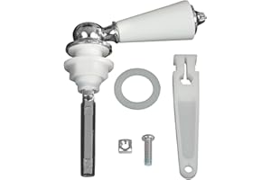 Aretro Toilet Cistern Lever Arm Flush 22098 W.C. Chrome/Ceramic Lever, one Colour