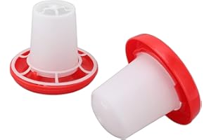 AKOZON Kit de Comedero y Bebedero para Pollitos Diseño de Manga Giratoria Alimentación y Riego Automáticos Combinación de Comedero y Bebedero para Aves de Corral Accesorios