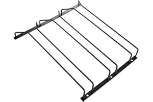 Dianoo 35,5 cm nero portabicchieri sotto mensola, supporto per calici da vino sotto mensola, per sala da pranzo, 3 file