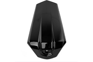 Lorababer Motorcycle Motorbike ABS Plastic Rear Pillion Passenger Hard Seat Cowl Cover Section Fairing Compatible with Y-amaha YZF-R 125 R125 2008-2021 09 10 11 12 13 14 15 16 17 18 19 20 (Black)