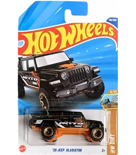Matchbox Jeep Gladiator Truck, Multicolor, 1:64 Scale, Off Road