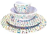 Olpro  berrow Hill 16 Piece Melamine Multicolor