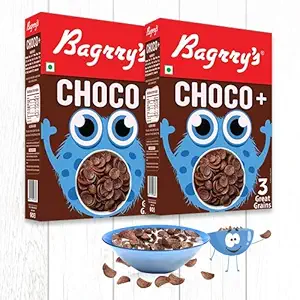 Bagrrys Choco+ 3 Great Grains, Pack of 2 (375 GM X 2)