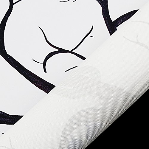 Fingerabdruck Hochzeitsbaum Gästebuch Weddingtree Leinwand Hochzeit Deko – Baum der Liebe, 60X75CM - 4