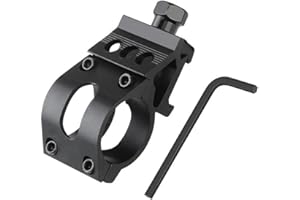 HWZ Flashlight Offset Ring Side Gun Mount for Flashlight Torch