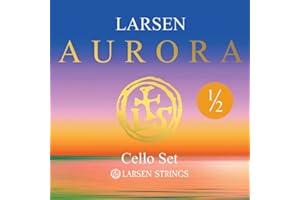 LARSEN STRINGS Larsen Aurora Cello Strings medium Set 1/2 Medium