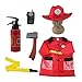 Produktbild MaMiBaby Fire Chief Role Playing Christmas Costumes, Halloween Dress Firefighter Firefighter and Toy Set Kits for Birthday and Holiday Party for 2, 3, 4, 5 and up