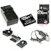Ex-Pro Ultra White Series Replacement Battery and Digital Camera Travel Charger for Panasonic Lumix