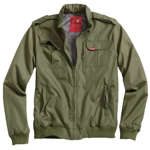 Surplus Vintage Basic Summer 75 Windjacke Regenjacke Army M65 Style, Gre XXL, olive