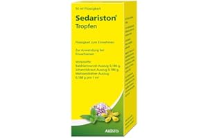 Sedariston Tropfen 50ml – Pflanzliches Arzneimittel mit Baldrian, Johanniskraut & Melisse – Unterstützung bei nervlicher Belastung und Schlafproblemen - für das seelische Gleichgewicht