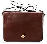 Magnetverschluss The Bridge Umhängetasche Umhängetasche Messenger cm 32 Braun 05275701-14