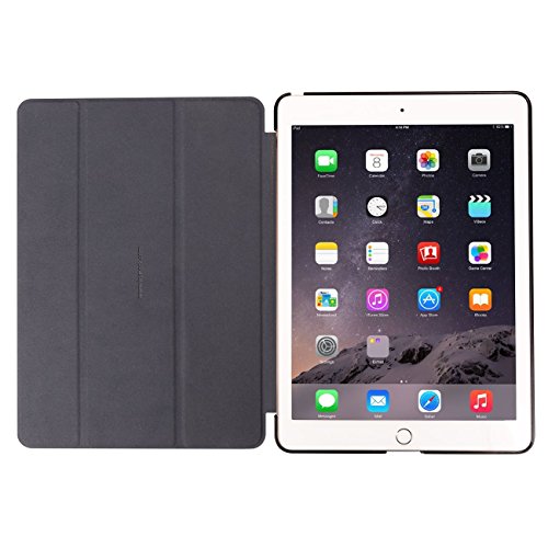 Inateck iPad Pro 9.7 Hülle – Ultra Slim Ledertasche Smart Cover mit Magnetischer Auto Sleep Wake-up Funktion und Standfunktion für iPad Pro 9.7, Blau - 8