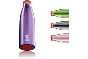 Bboom Borraccia Termica 500 ml Bottiglia Termica Acciaio Inox Thermos 24 Ore Freddo & 12 h Caldo Regalo Uomo Donna Design Made in Italy Ecologica e BPA Free