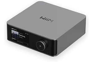 WiiM Ultra Hi-Res Musikstreamer Med Pekskärm Och ESS DAC, Rymdgrå | Wi-Fi-Streaming, Roomfit-Korrigering, HDMI ARC, Phono-IngåNg Och Multi-Room-Ljud