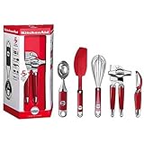 5 tlg. Küchenhelfer-Set Empire Rot (KM412ER) KitchenAid Gadget