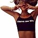 Produktbild C 'est Sexy Frauen Halfter kurz Weste Casual Slim Ärmellos Tank Cami Top Baumwolle Rundkragen Crop Top Fitness Weste (Schwarz, S)