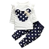 iEFiEL Baby Mädchen Kleidung Set Top Langarm Shirt + Pants...
