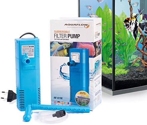 Aquaflow Technology&reg; AIF - underwater aquarium filter pump for fresh and salt water. For aquariums up to 100 litres.