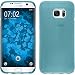 Produktbild PhoneNatic Case für Samsung Galaxy S7 Edge Hülle Silikon türkis transparent Cover Galaxy S7 Edge Tasche Case