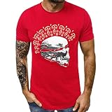 Camisetas de Manga Cortas para Hombre Moda Casual Verano Originales...