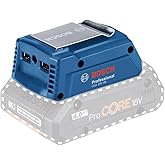 Bosch Professional 18 V Sistem Şarj Cihazı GAA 18V-48 (Kompakt USB Şarj Adapt&ouml;r&uuml;, 2 x 2,4 A Şarj Akımı), 06188000L6, Mavi.