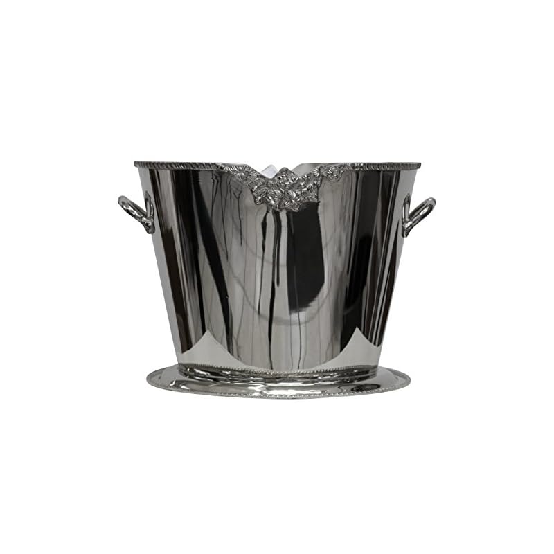 Sektkhler Weinkhler Flaschenkbel Sektkbel Metall 34cm Schale Wine Cooler